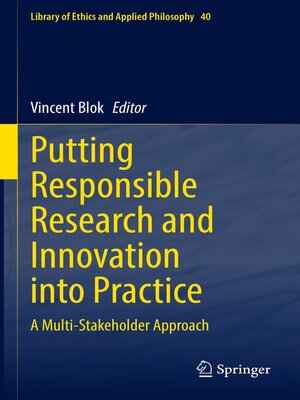 cover image of Putting Responsible Research and Innovation into Practice